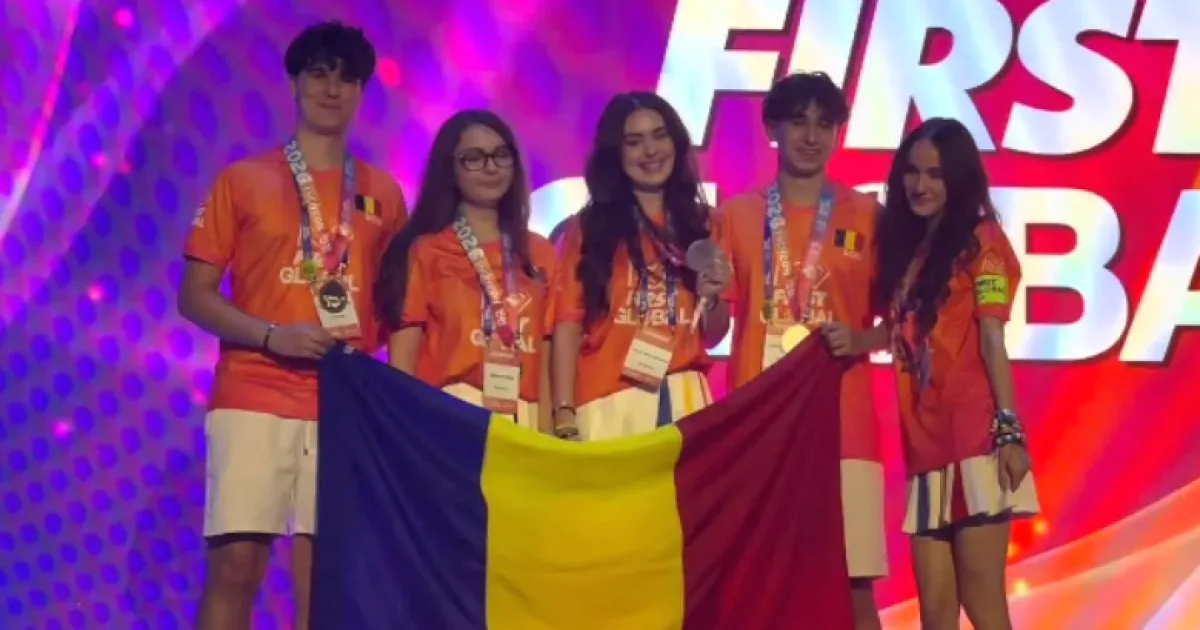 Cinci elevi din Pitești, vicecampioni mondiali alături de naționala României