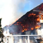 Incendiu puternic în Argeș. Care ar fi cauza izbucnirii focului