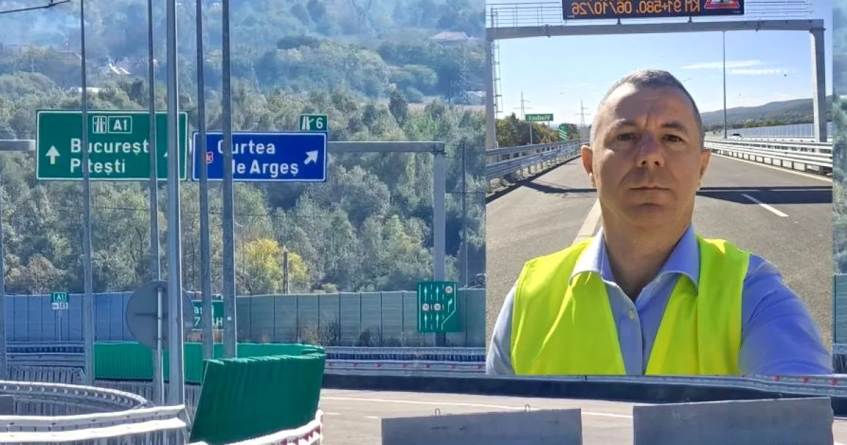 Narcis Mircescu: Vești excelente despre secțiunea de autostradă Tigveni-Curtea de Argeș