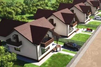 Un nou mini-cartier de case se construiește în Pitești
